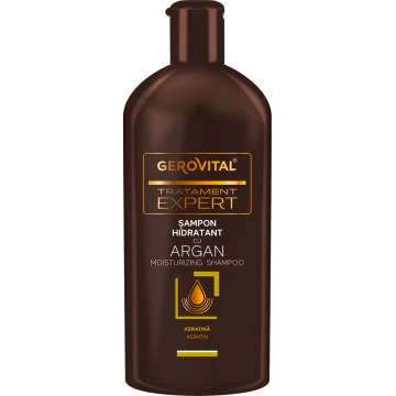 Sampon hidratant cu Argan Tratament Expert, 250ml, Gerovital