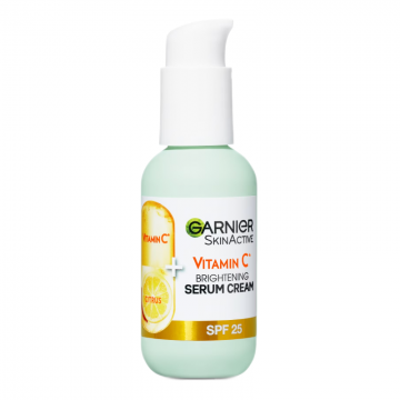 Serum crema Vitamina C cu efect de iluminare SPF25, 50 ml, Garnier