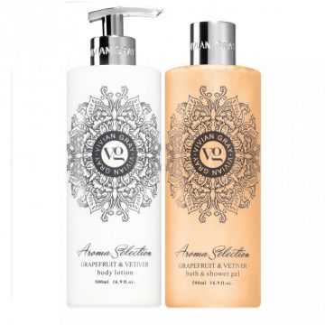 Set cadou Vivian Gray Aroma Selection Grapefruit & Vetiver, Gel de dus, 500 ml + Lotiune de corp, 500 ml