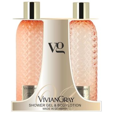 Set cadou Vivian Gray Neroli & Amber, Unisex, Gel de dus, 300 ml + Lotiune de corp, 300 ml