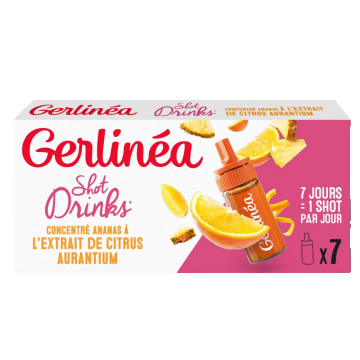 Shot concentrat cu ananas si extract de portocale amare, 70ml, Gerlinea Shot concentrat cu ananas si extract de portocale amare, 70ml, Gerlinea