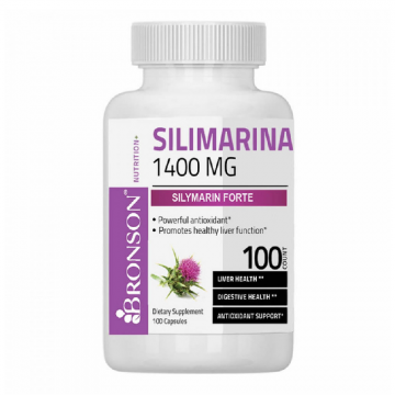 Silimarina Milk Thistle 1400 mg, 100 capsule, Bronson Laboratories