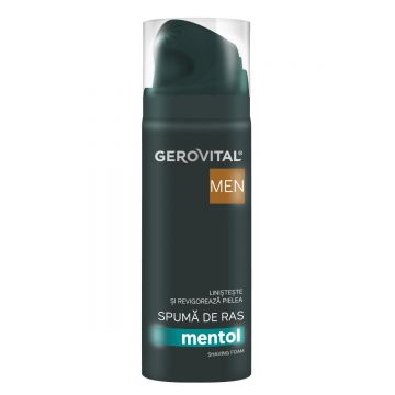 Spuma de ras cu mentol, 200ml, Gerovital