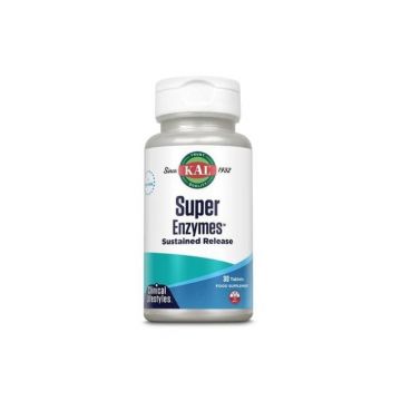 Super Enzymes Kal, 30 tablete, Secom
