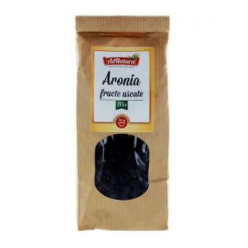 Aronia fructe uscate, 175g, AdNatura