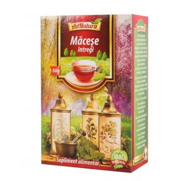 Ceai de macese fructe intregi, 50g, AdNatura