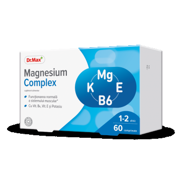 Dr. Max Magnesium Complex, 60 comprimate filmate