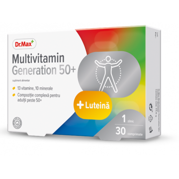 Dr. Max Multivitamin Generation 50+, 30 comprimate film