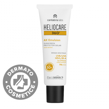 Emulsie AK Heliocare 360º cu SPF 50+, 50ml, Cantabria Labs