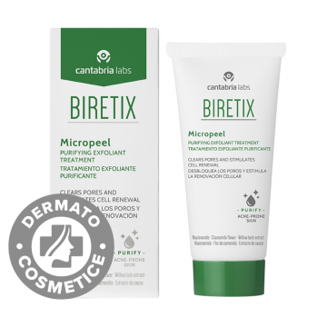 Exfoliant pentru ten gras cu imperfectiuni Micropeel Biretix, 50ml, Cantabria Labs