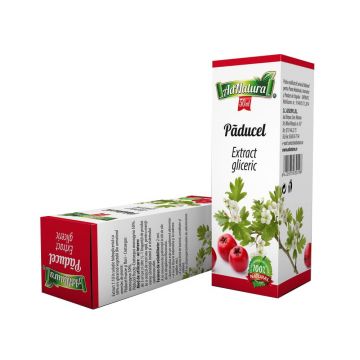 Extract gliceric de paducel frunze si flori, 50ml, AdNatura