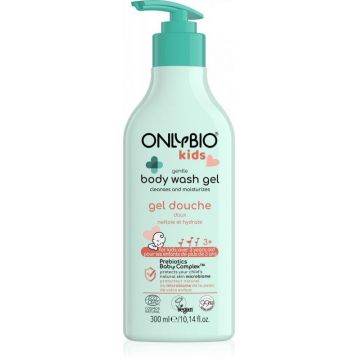 Gel de dus delicat pentru copii 3 ani, 300ml, OnlyBio