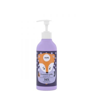 Gel de dus pentru copii cu portocala si mar, 400ml, Yope