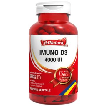 Imuno D3 4.000UI, 60 capsule, AdNatura