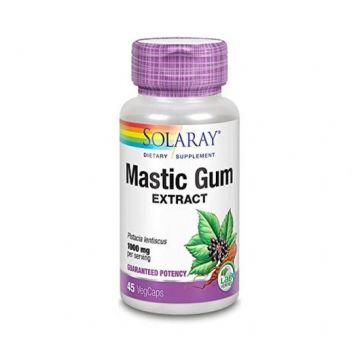 Mastic Gum 1000 mg Solaray, 45 capsule, Secom