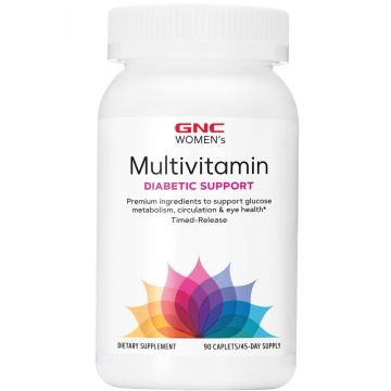 Multivitamine pentru femei suport diabetic, 90 tablete, GNC