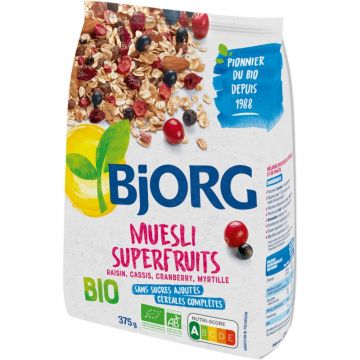 Musli eco superfructe, 375g, Bjorg