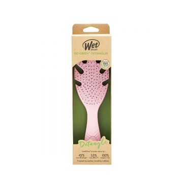 Perie de par Detangler Go Green Blush, 1 bucata, Wet Brush