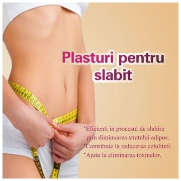 Plasture pentru slabit 7.5 x 7.5cm, 4 bucati, Naturalia Diet