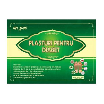 Plasturi pentru diabet 7 x 10cm, 16 bucati, Naturalia Diet