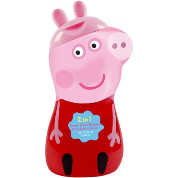 Sampon si gel de dus Peppa Pig Figurina 2d, 400ml, Airval