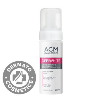 Spuma de curatare cu efect iluminator Depiwhite, 200ml, ACM