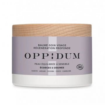 Balsam pentru fata, piele normala si echilibrata, Oppidum Ecorces & Graines, Skincare Ultra - Regenerating, 50 ml