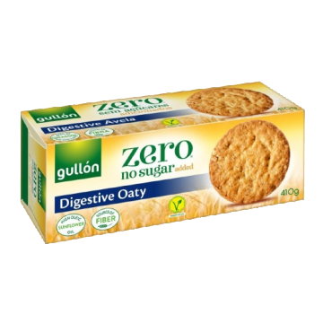 Biscuiti digestivi fara zahar adaugat Avena, 410g, Gullon