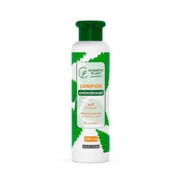 Cosmetic Plant Sampon antimatreata cu sulf si urzica, 250ml