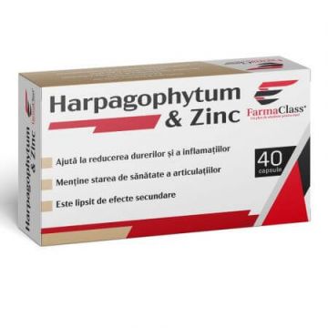 Harpagophytum & Zinc, 40 capsule, FarmaClass