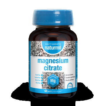 Magnesium Citrate 200 mg  60 comprimate