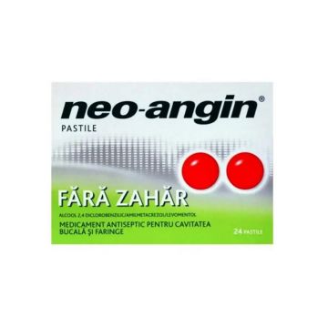 Neo-Angin fara zahar x 24 comprimate