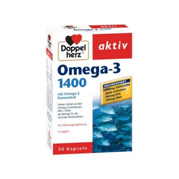 Omega-3 1400 mg, 30 capsule, Doppelherz