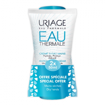 Pachet Crema reparatoare si izolatoare pentru maini, 50 ml + 50 ml, Uriage