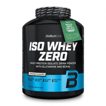 Pudra proteica Iso Whey Zero Biotech Usa cu aroma de tiramisu, 2270 g