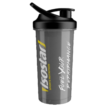 Recipient de mixare Shaker negru, 700ml, Isostar