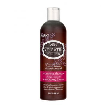 Sampon pentru netezirea parului Keratina & Jojoba Oil, 355ml, Hask