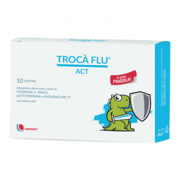 Troca Flu Act, 10 plicuri, Laborest