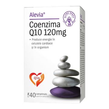 Alevia Coenzima Q10 120mg - 40 comprimate