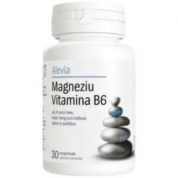 Alevia Magneziu Vitamina B6 - 30 comprimate