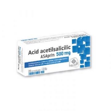 Asaprin Acid acetilsalicilic 500 mg - 20 comprimate