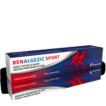 Benalgezic Sport crema pentru masaj, 45ml, Slavia Pharm