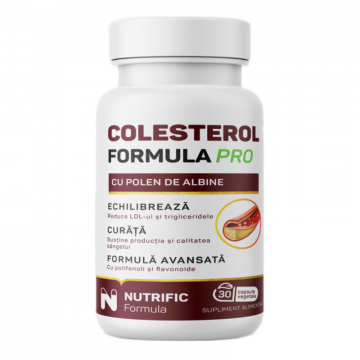 Colesterol formula Pro, 30 capsule vegetale, Nutrific