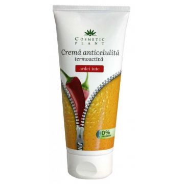 Crema anticelulita cu extract de ardei iute si Cafeisilan C2 Cosmetic Plant (Concentratie: Crema modelatoare, Gramaj: 200 ml)