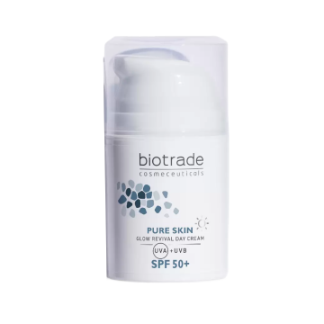 Crema iluminatoare de zi Pure Skin, SPF 50, 50 ml, Biotrade