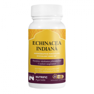 Echinacea indiana, 30 capsule vegetale, Nutrific