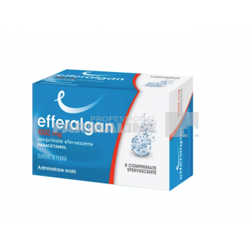 Efferalgan 1000 mg 8 comprimate efervescente