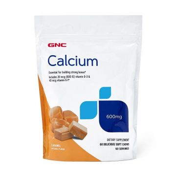 GNC Calcium 600 mg 60 caramele