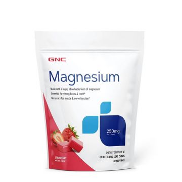 GNC Magnesium 250 mg 60 caramele