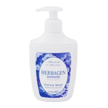 Herbagen sapun lichid facial cu extract de albastrele - 350ml